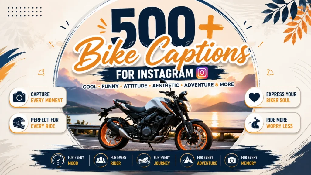 Bike Captions For Instagram