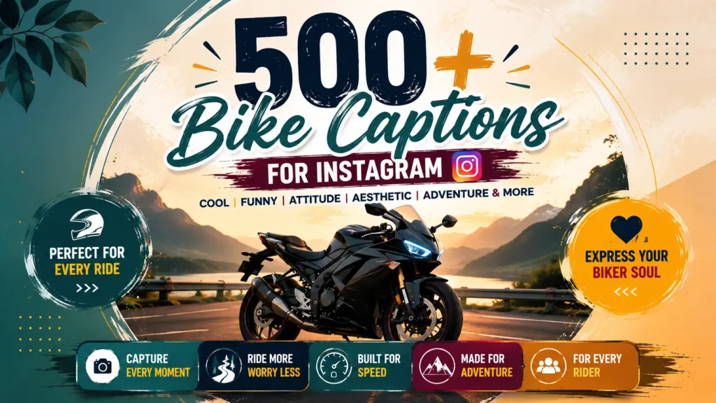 Bike Captions For Instagram