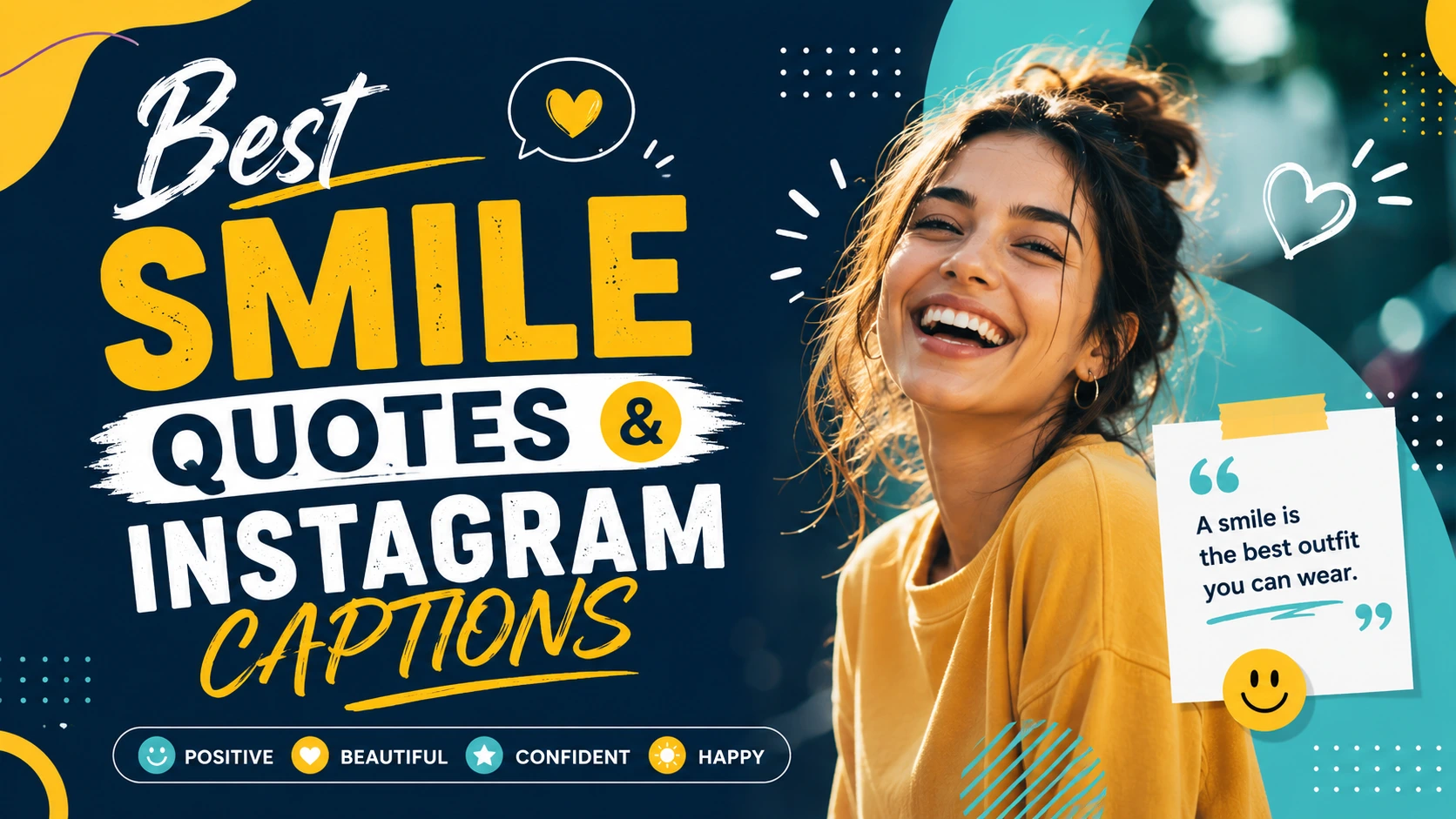 Best Smile Quotes And Instagram Captions