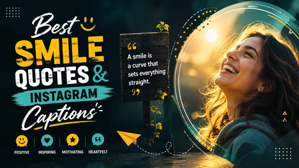 Best Smile Quotes And Instagram Captions
