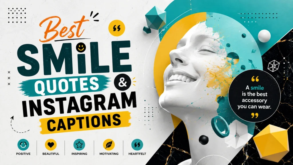 Best Smile Quotes And Instagram Captions