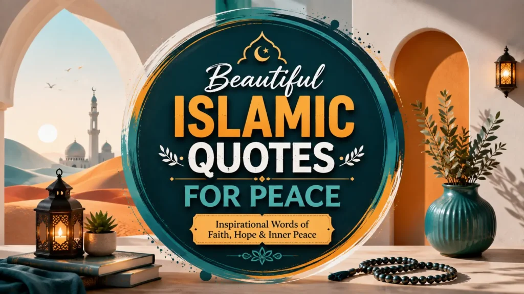 Beautiful Islamic Quotes For Peace
