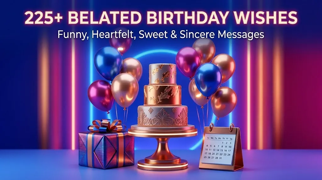 Belated Birthday Wishes