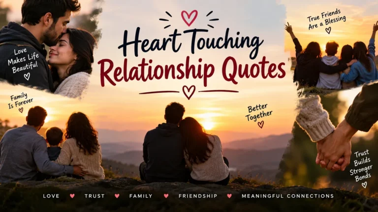 Heart Touching Relationship Quotes