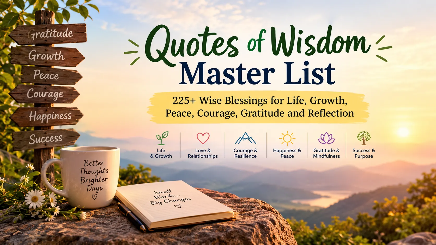 Quotes Of Wisdom Master List
