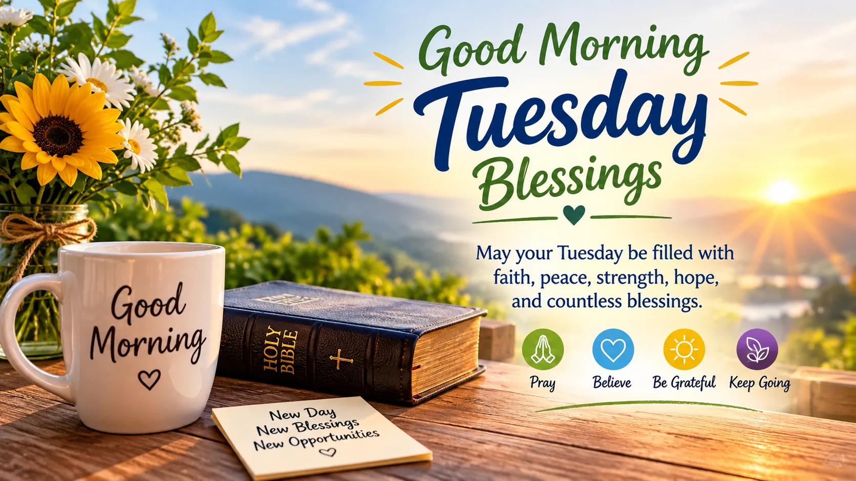 Good Morning Tuesday Blessings