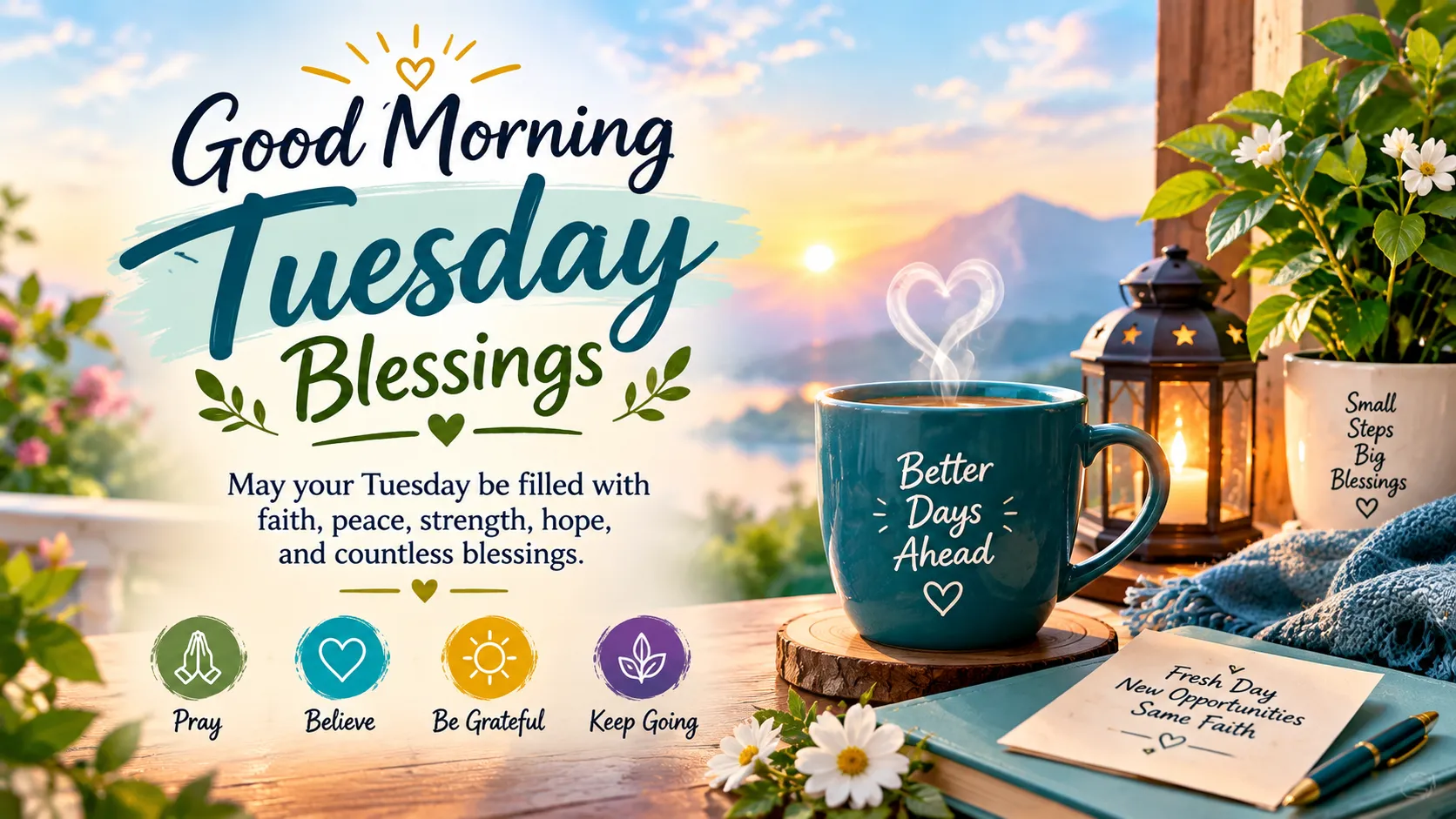 Good Morning Tuesday Blessings