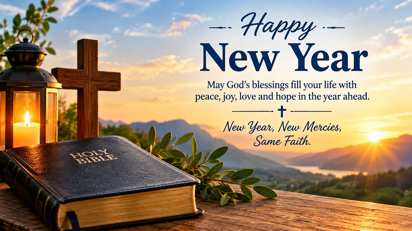 Religious Blessing Happy New Year
