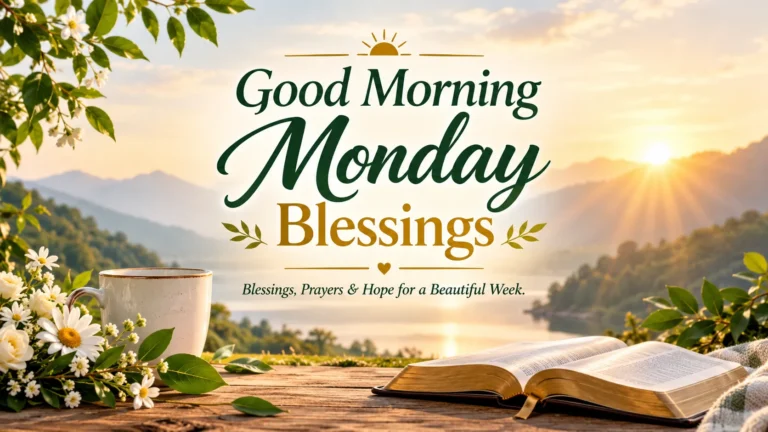 Good Morning Monday Blessings