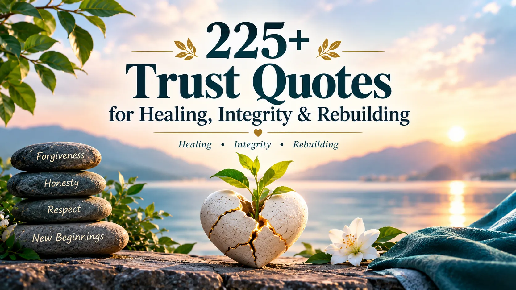 Trust Quotes For Healing Integrity Rebuilding