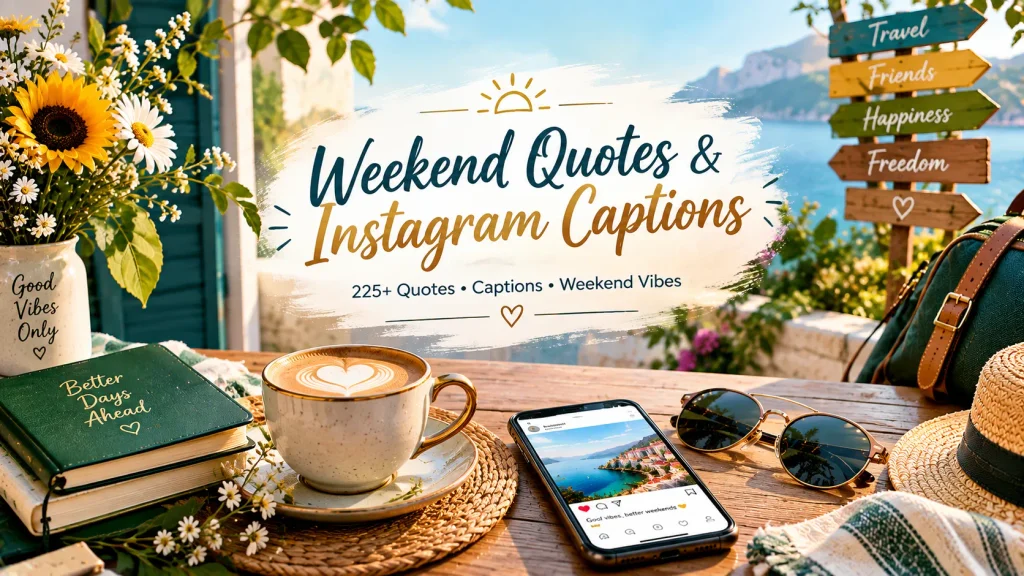 Weekend Quotes Instagram Captions