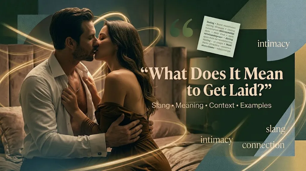 what does it mean to get laid 