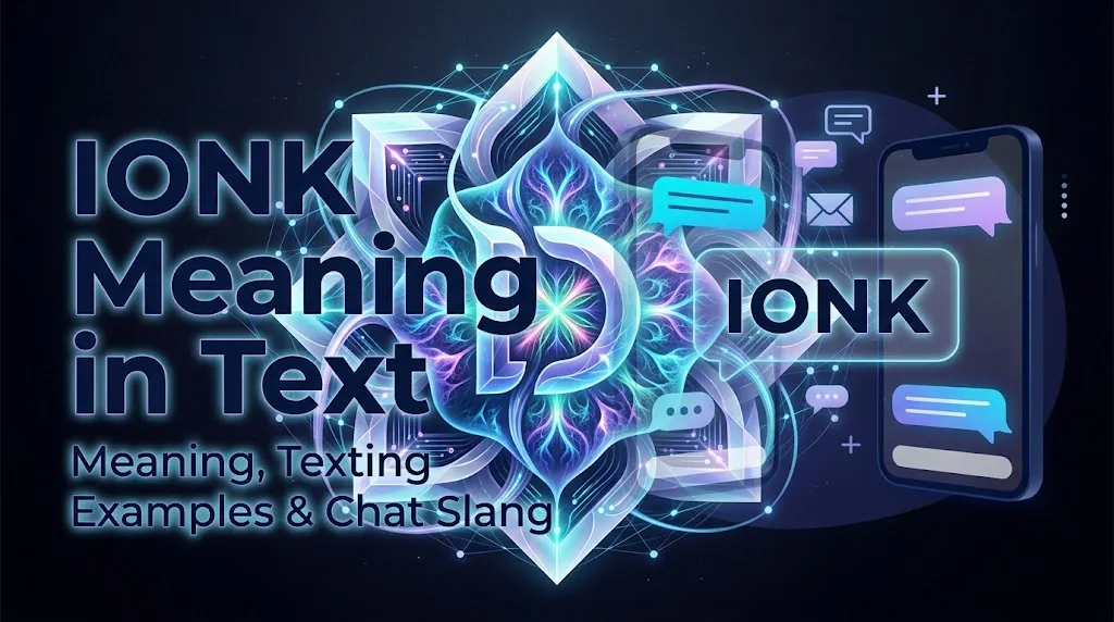 Ionk Meaning In Text