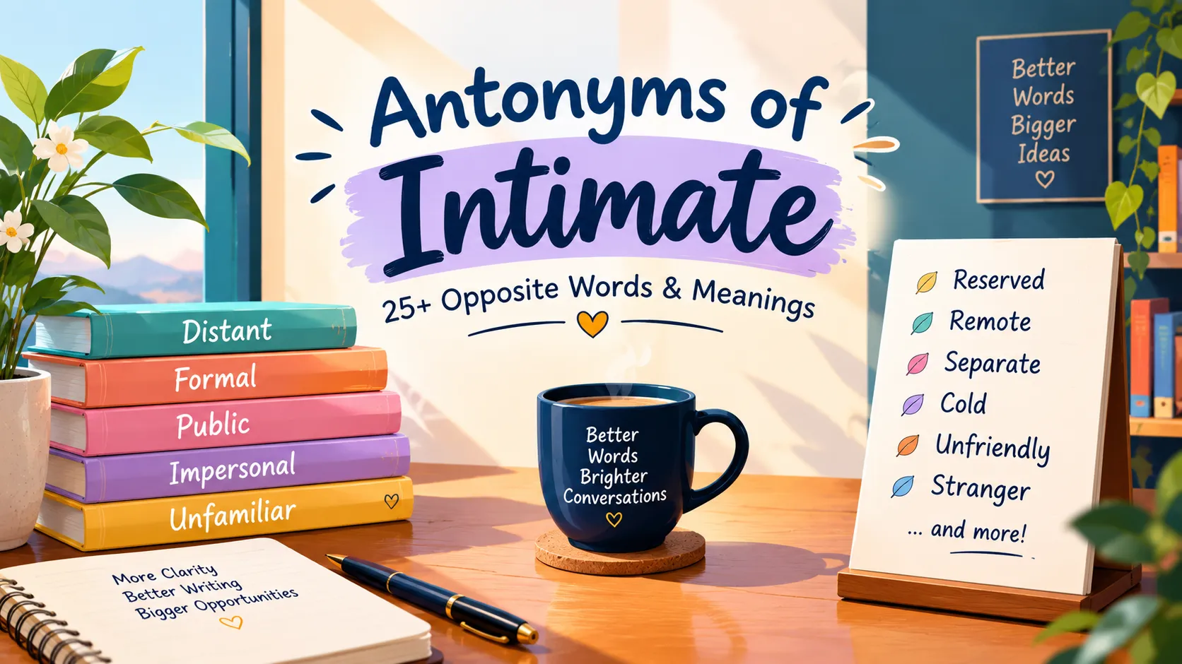 Antonyms Of Intimate 