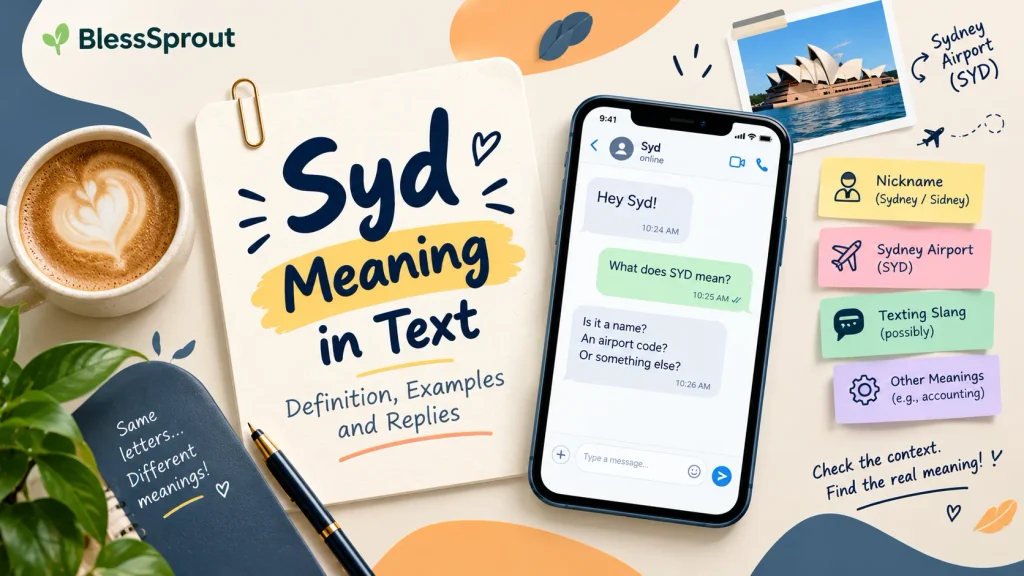 Syd Meaning In Text
