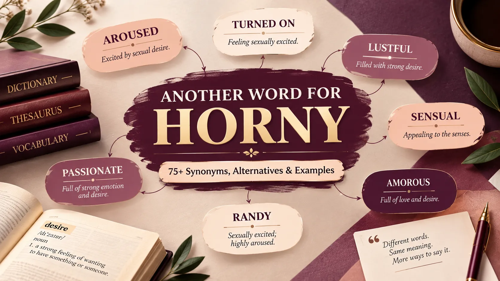 another word for horny